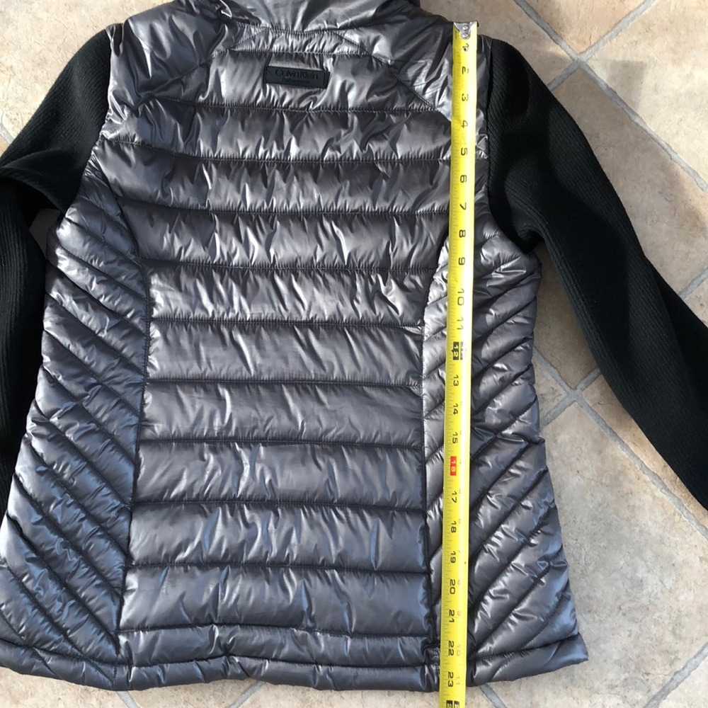 Calvin Klein silvery grey/black jacket - Picture 12 of 15